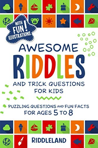 AWESOME RIDDLES AND TRICK QUESTIONS FOR KIDS: PUZZLING By Riddleland **Mint**