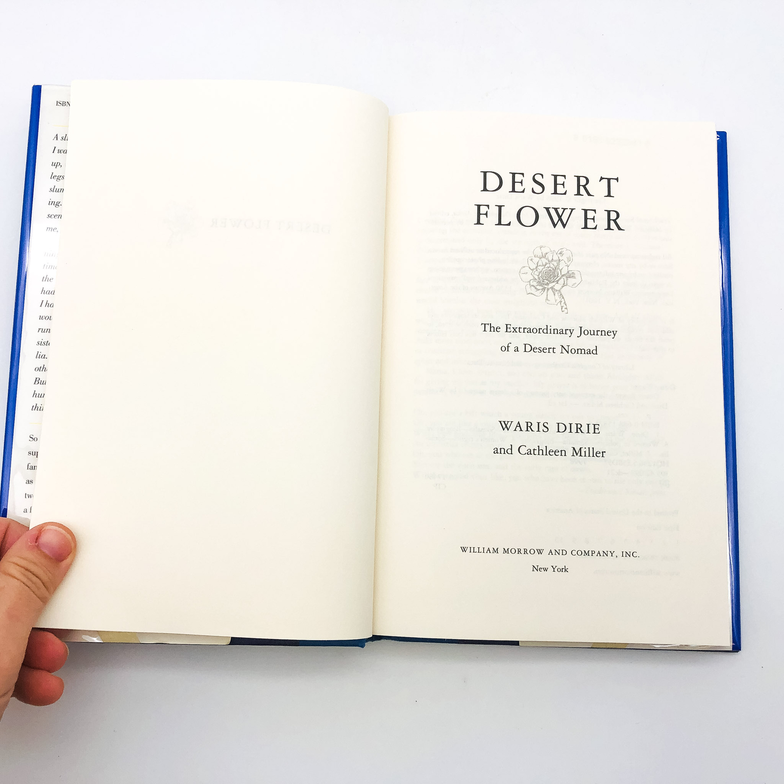 Desert Flower Hardcover Waris Dirie 1998 Nomad Journey 1st Edition Ex Library