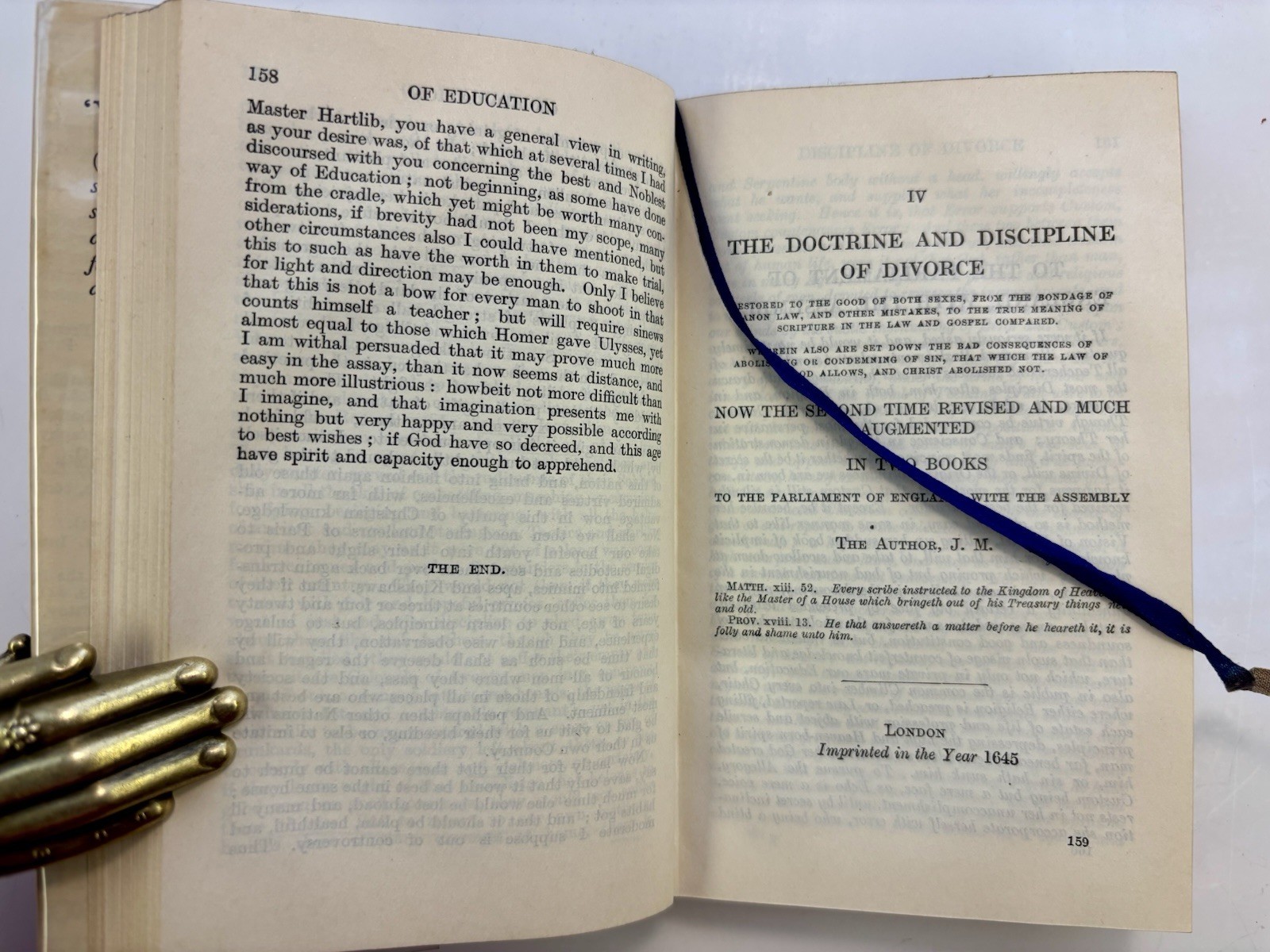 Milton’s Prose – World’s Classics #293 Oxford Univ Press 1931 – Original Jacket