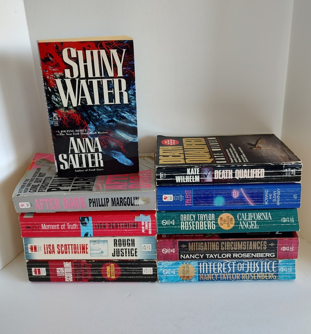 Mixed Authors Crime Thriller Suspense Lot/10 Paperback Novels