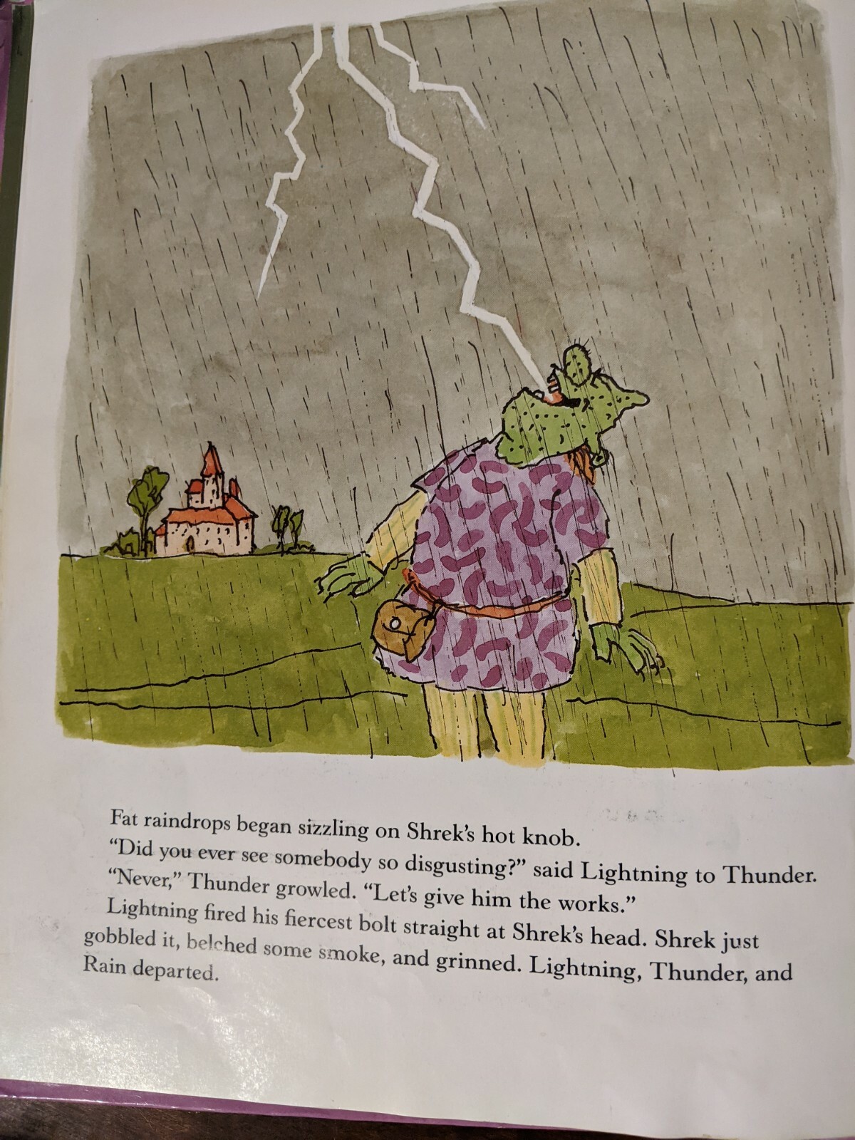 SHREK! by William Steig 1990 Hardcover Book First Edition 1st Printing ex libr.
