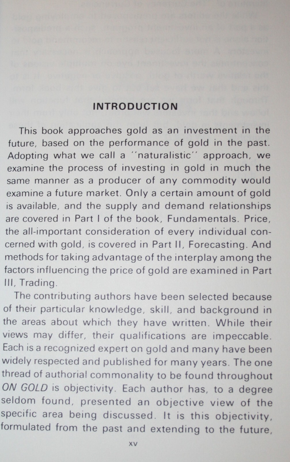 (1983) On Gold – Alan Lipscomb, Donald R. Libey (editors) 430 PAGES about GOLD