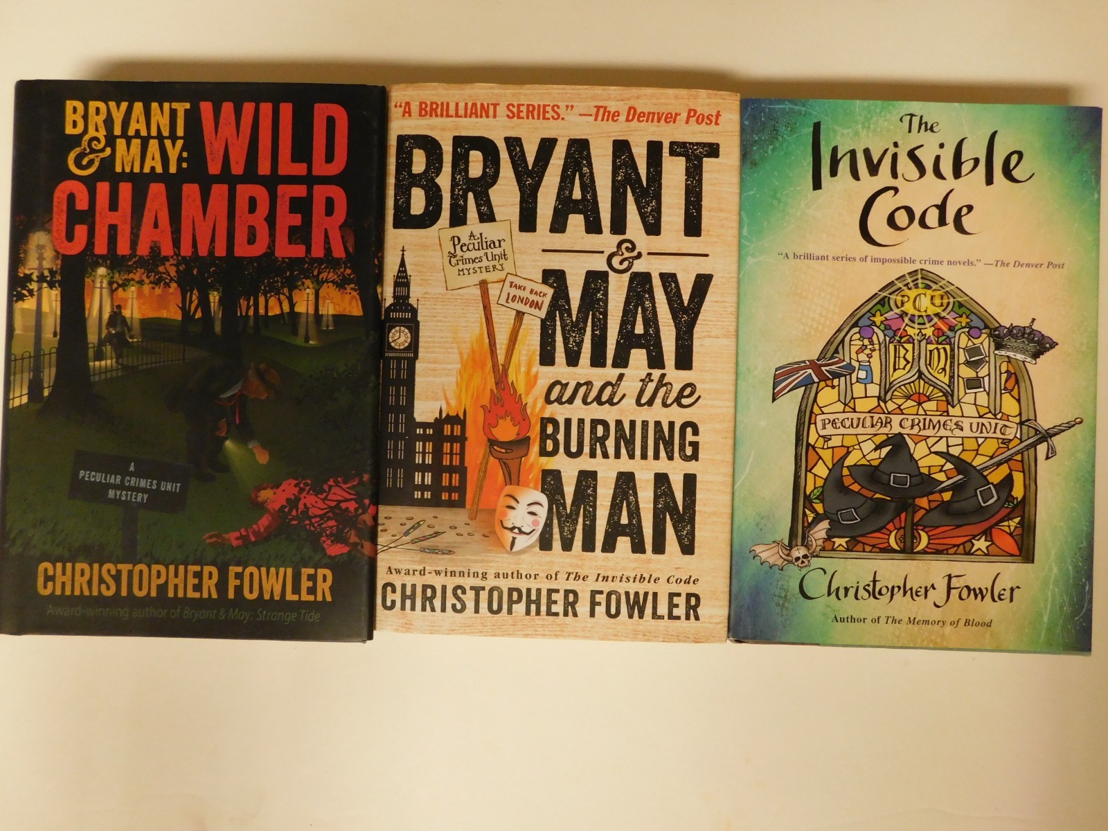Christopher Fowler Lot of 6 books, 3pb 3hc Bryant & May, The Water Room