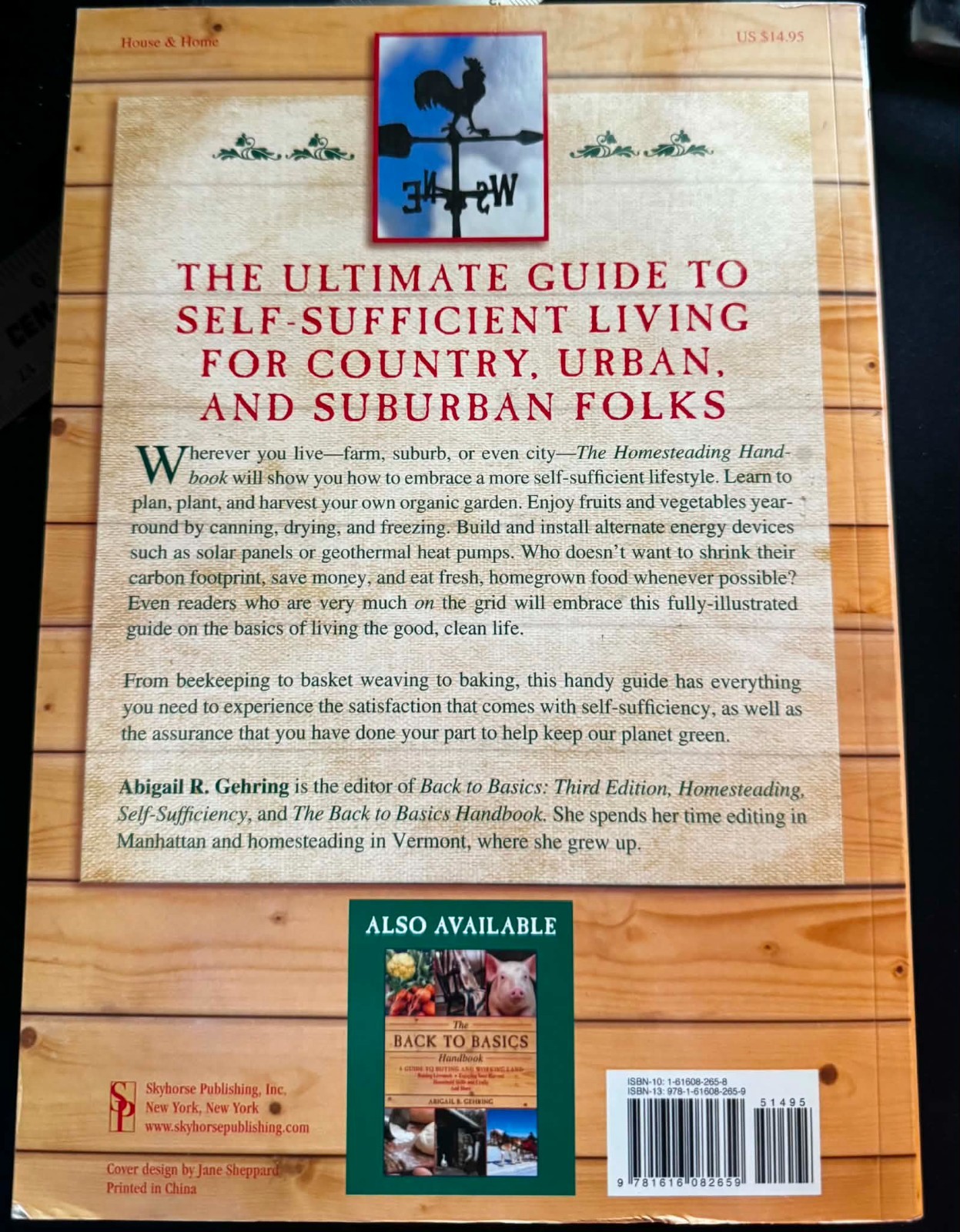 THE HOMESTEADING HANDBOOK: By ABIGAIL R. GEHRING (2011 Trade Paperback)