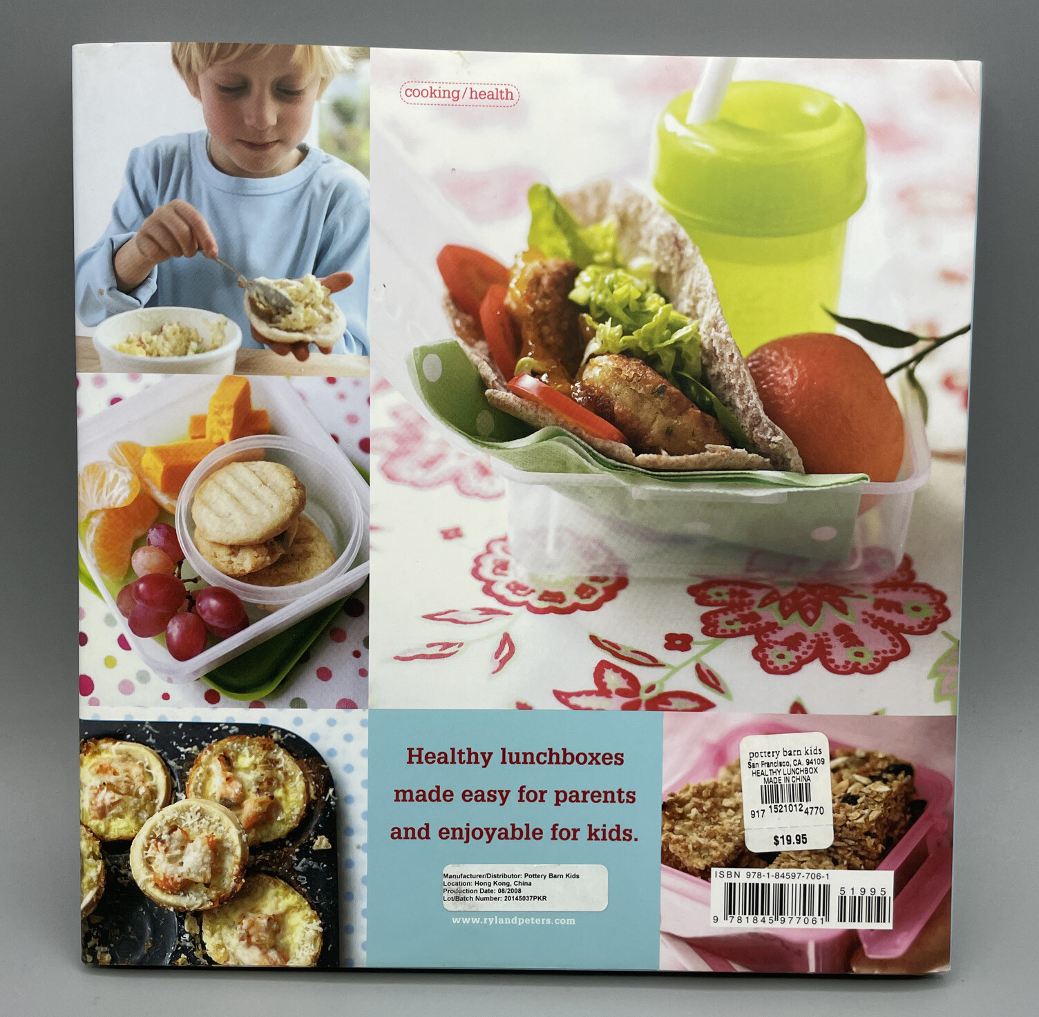 Healthy Lunchboxes for Kids by Grant, Amanda ~ HC/DJ Book Very Good