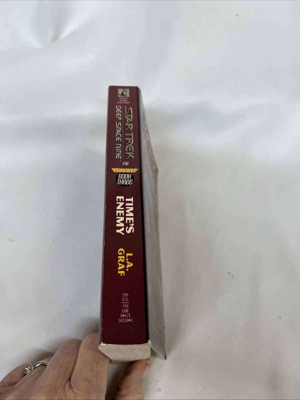 Star Trek Deep Space Nine Paperback Novels Lot of 7- “Warped” +#2,3,8,12,16,24