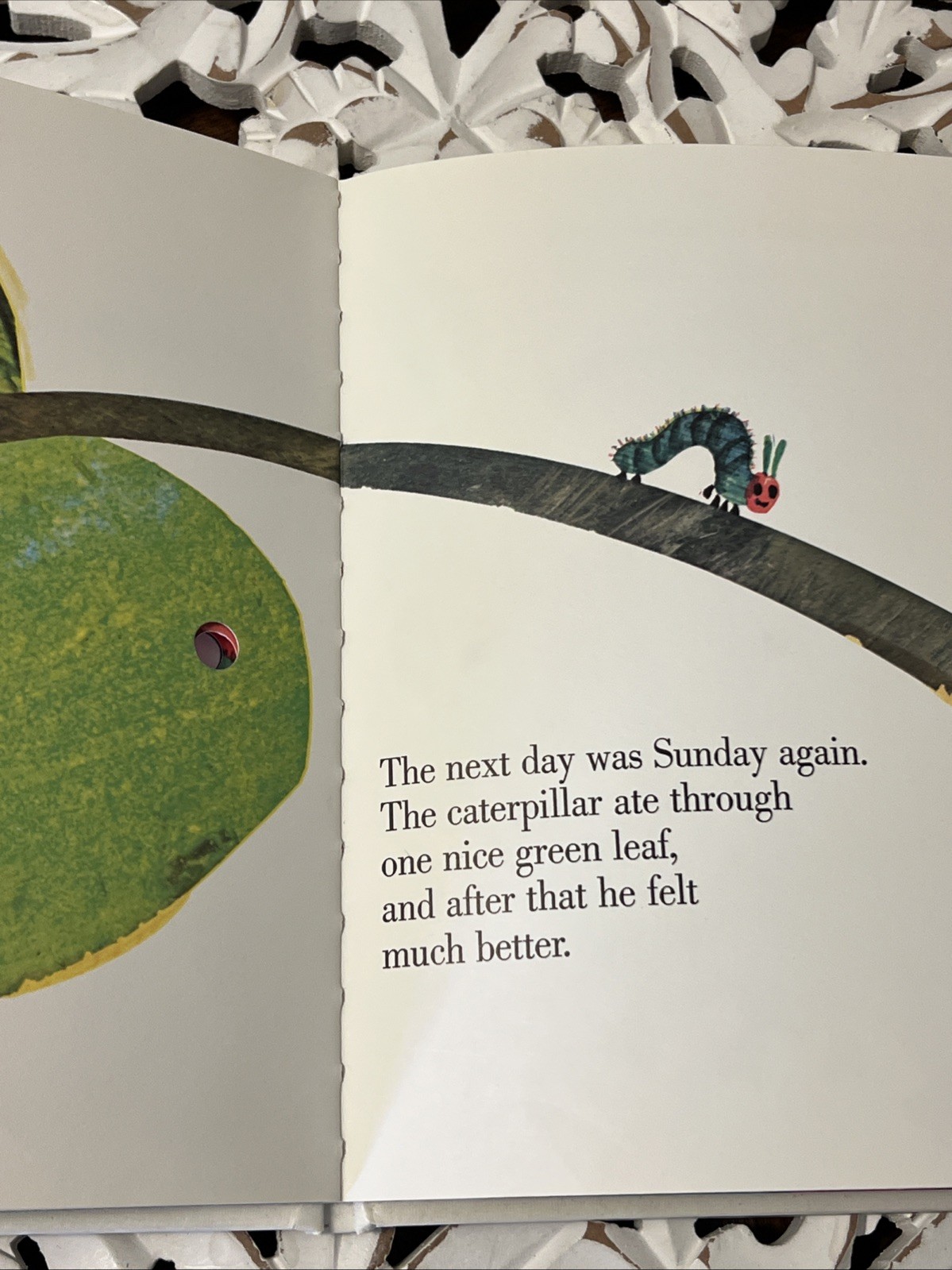 Very Hungry Caterpillar Eric Carle First Philomel Edition Reinforced HCDJ 1981