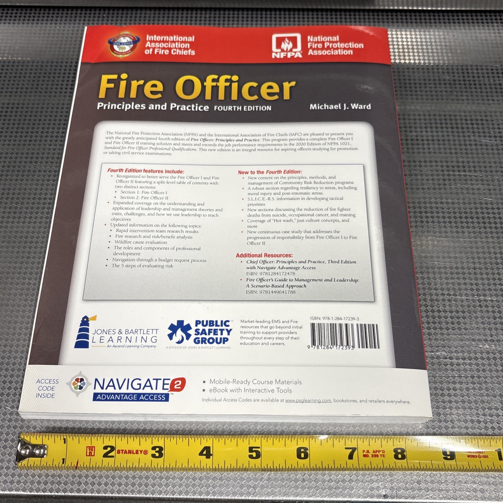 Fire Officer: Principles and Practice Paperback Book; 4th Edition – IAFC M. Ward