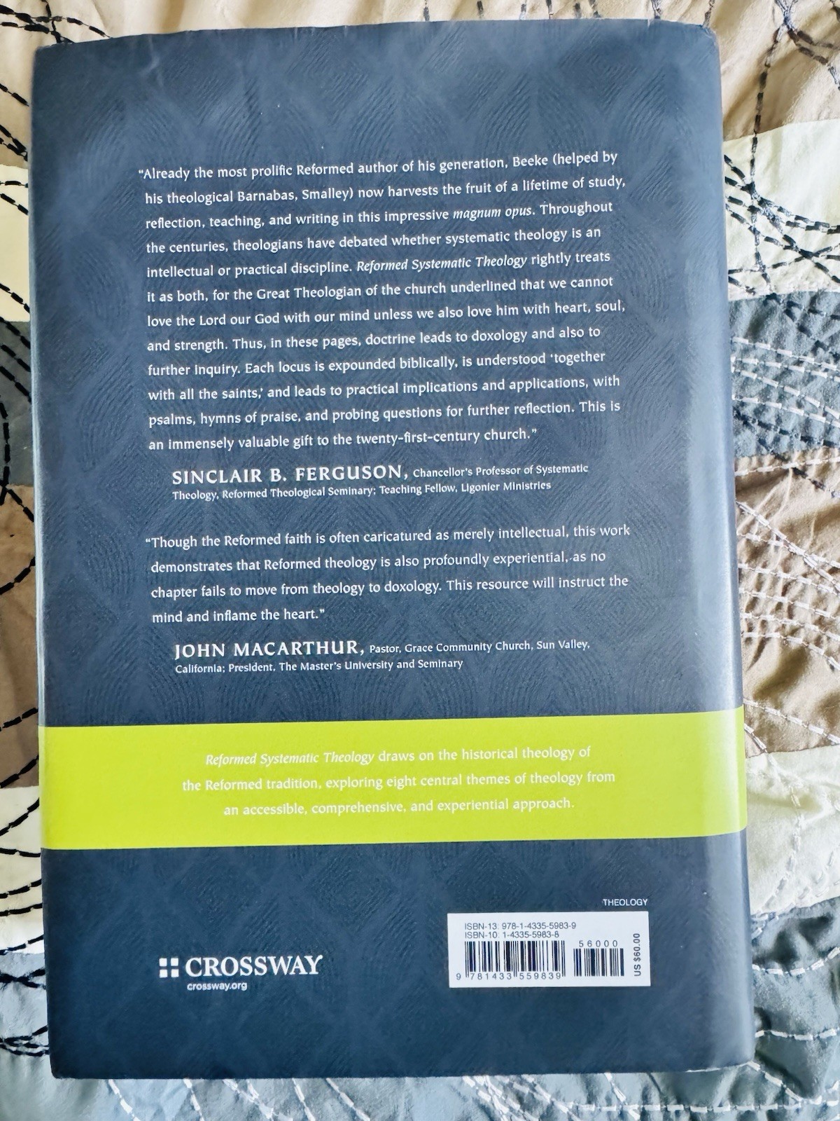 Crossway Reformed Systematic Theology Vol 1 Revelation & God Beeke HC 2019