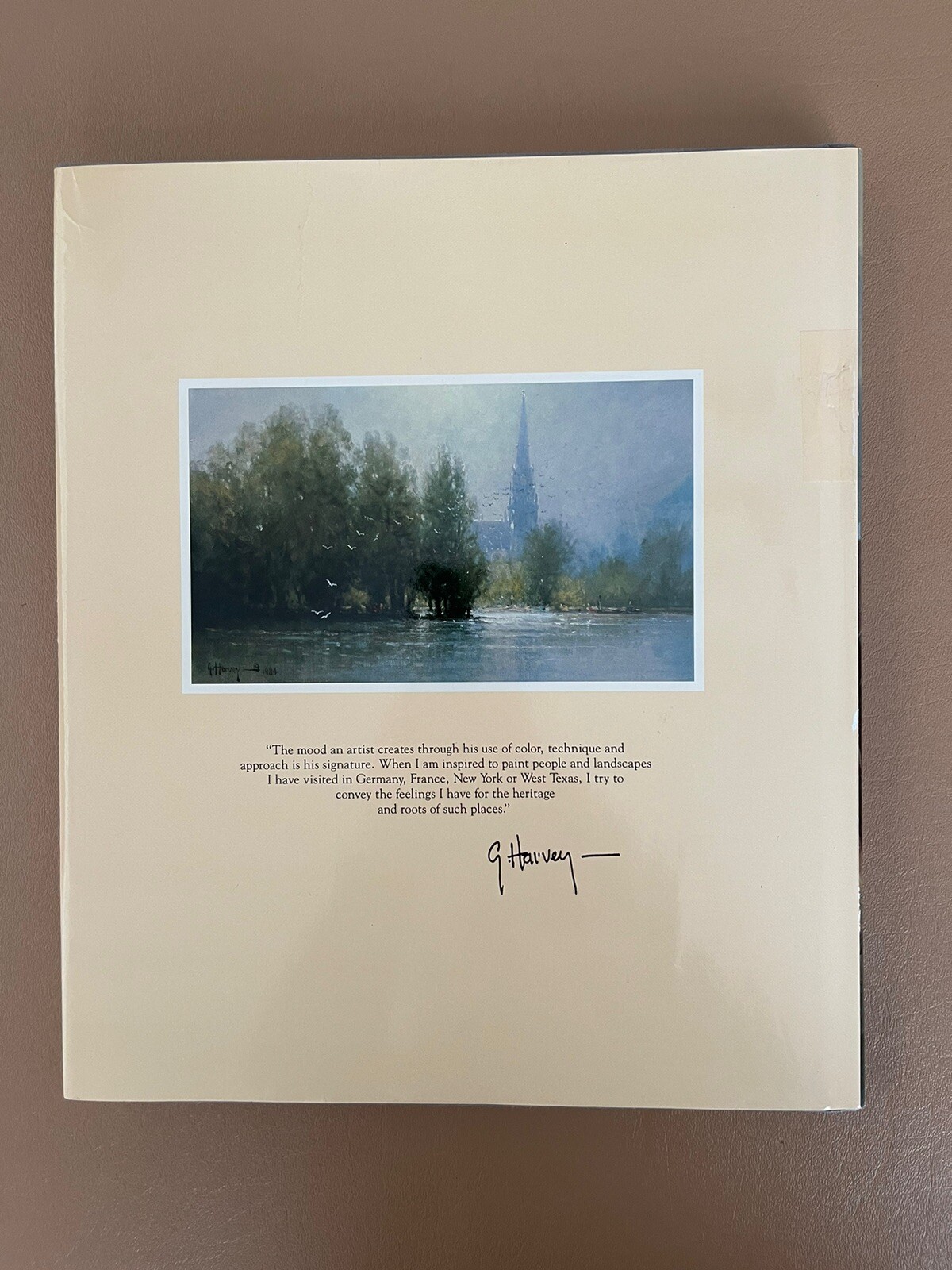 Taking Stock: Paintings and Sculpture by G. Harvey 1st Ed Signed With Vignette