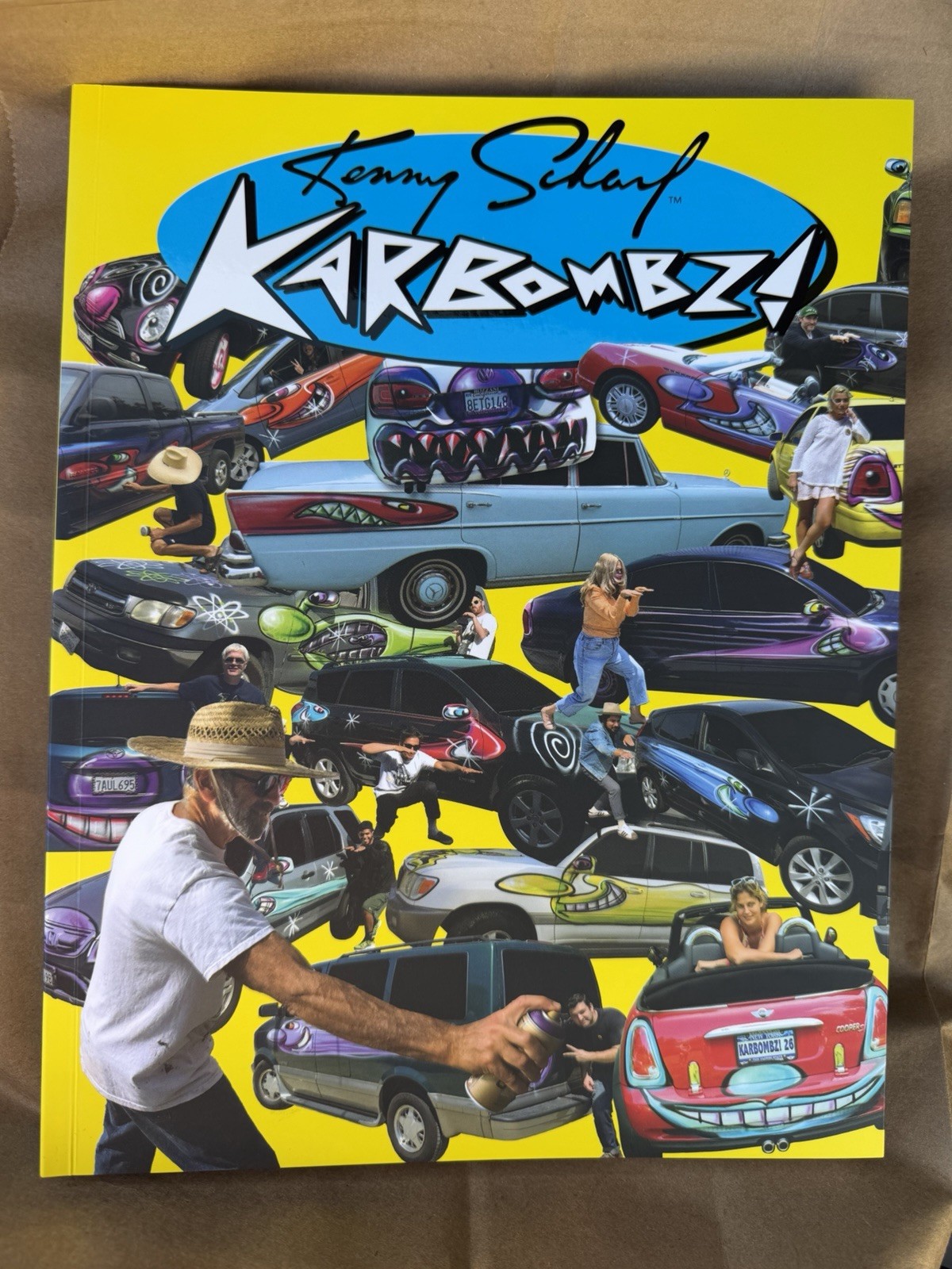 Kenny Scharf SIGNED “KARBOMBZ!” Coffee Table Art Book 1st Edition / 1,000 Print