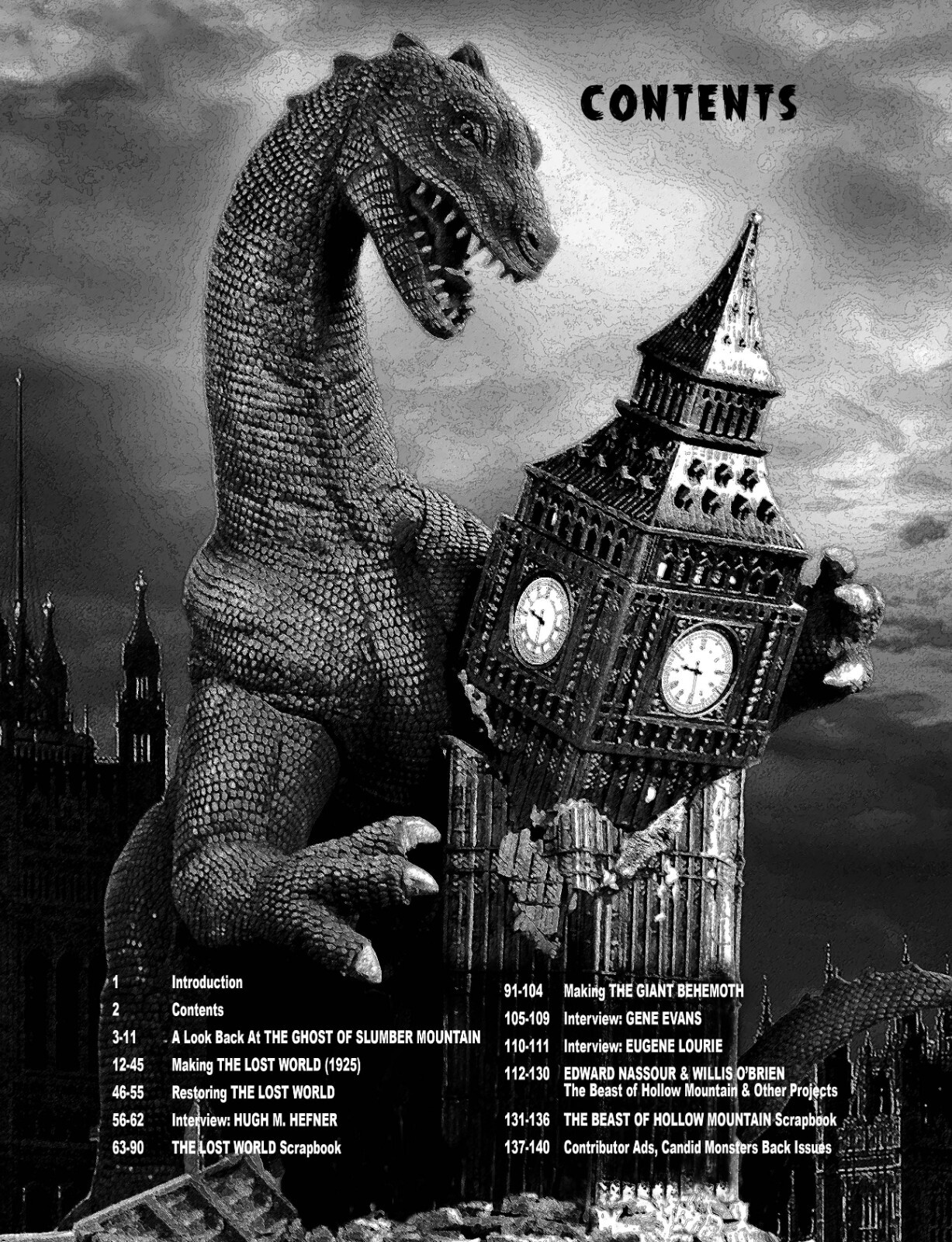 CANDID MONSTERS Book VOL 17 STOP MOTION ANIMATION Pt.1 THE LOST WORLD Gene Evans