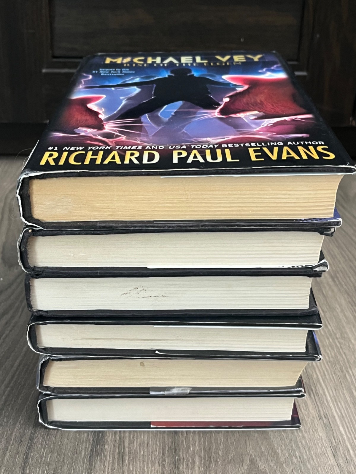 Lot of 6 Michael Vey series Hardcover Dust Jacket 2-7