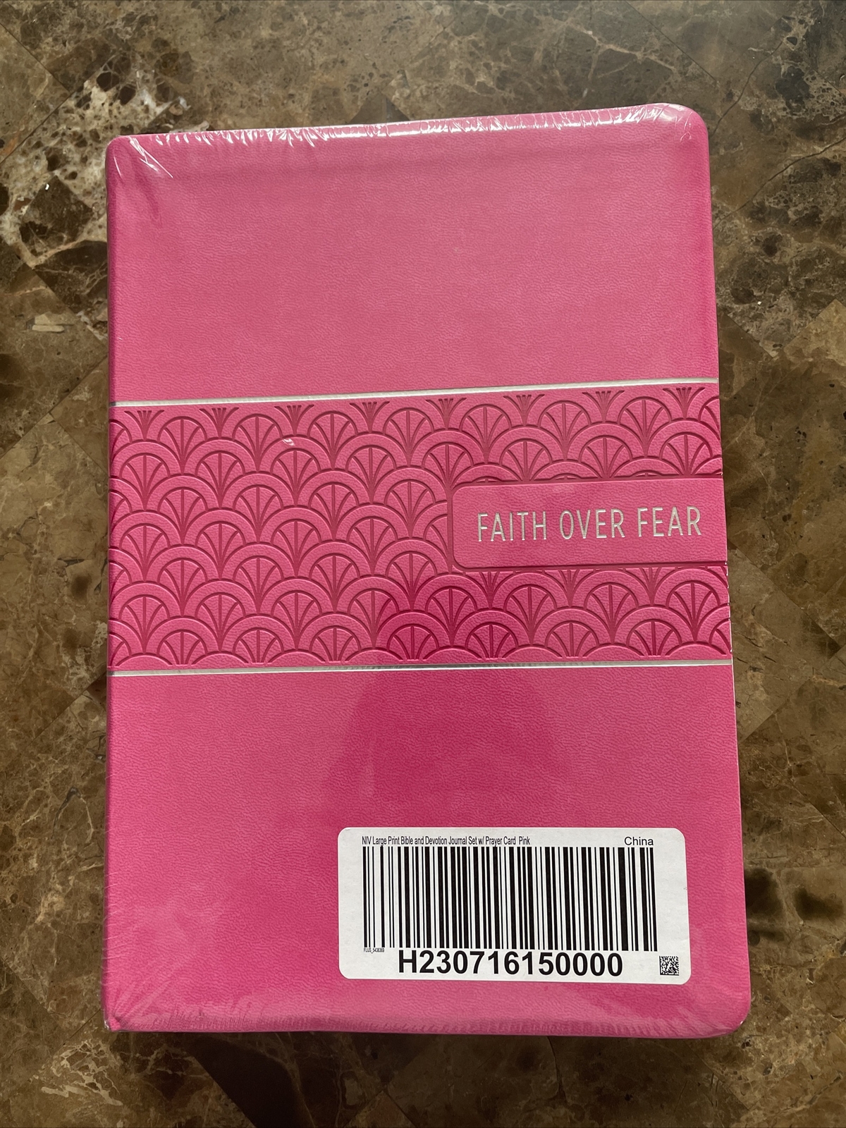 NIV Large Print Bible & Devotional Journal Set with Prayer Card – Pink – NEW