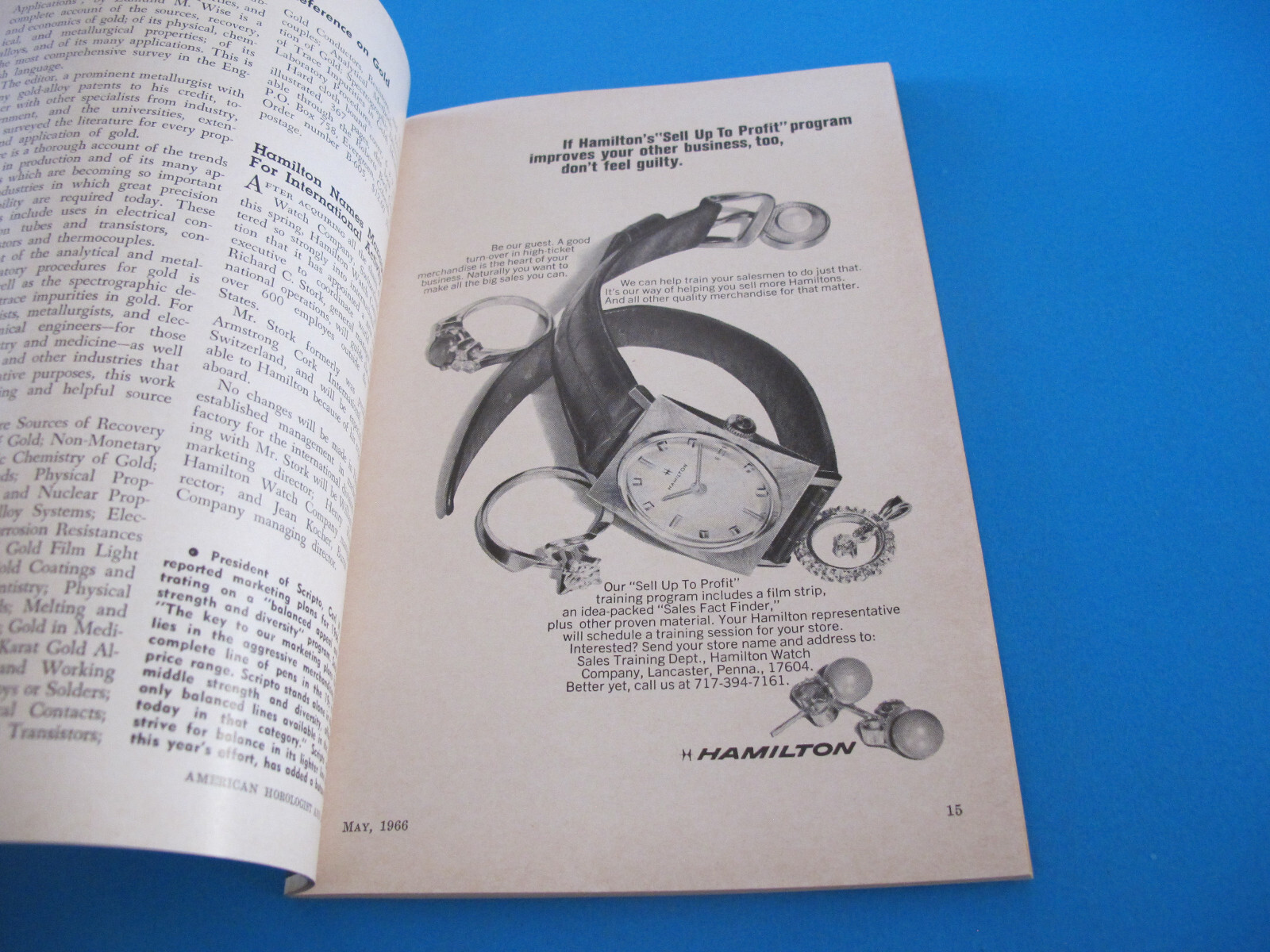 1966 American Horologist & Jeweler Booklet 74 Pages