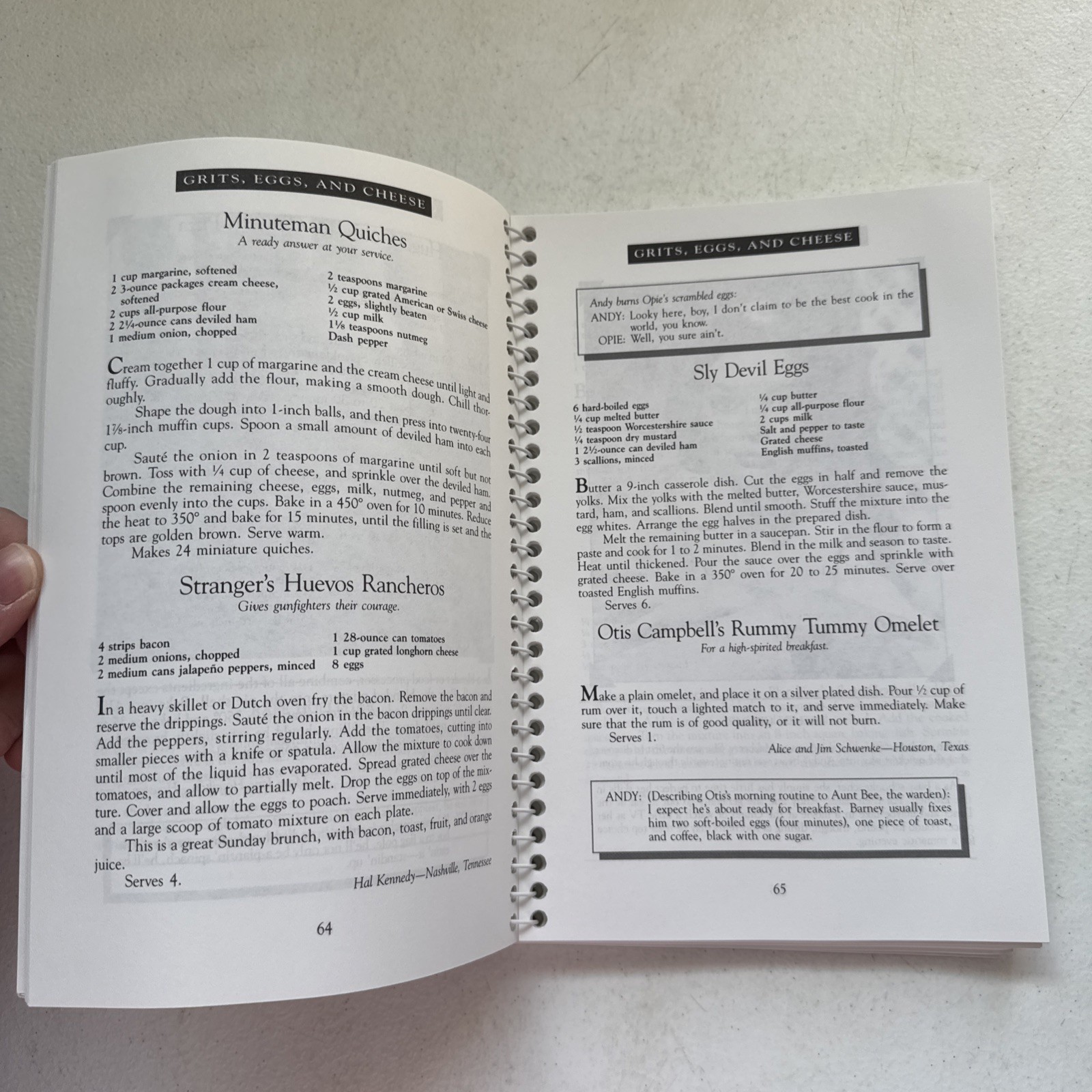 Aunt Bee’s Mayberry Cookbook Spiral Bound by Ken Beck and Jim Clark