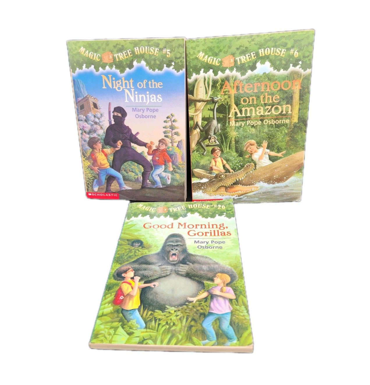 Magic Tree House Osbourne Good Morning Gorillas Night Ninjas Afternoon Amazon