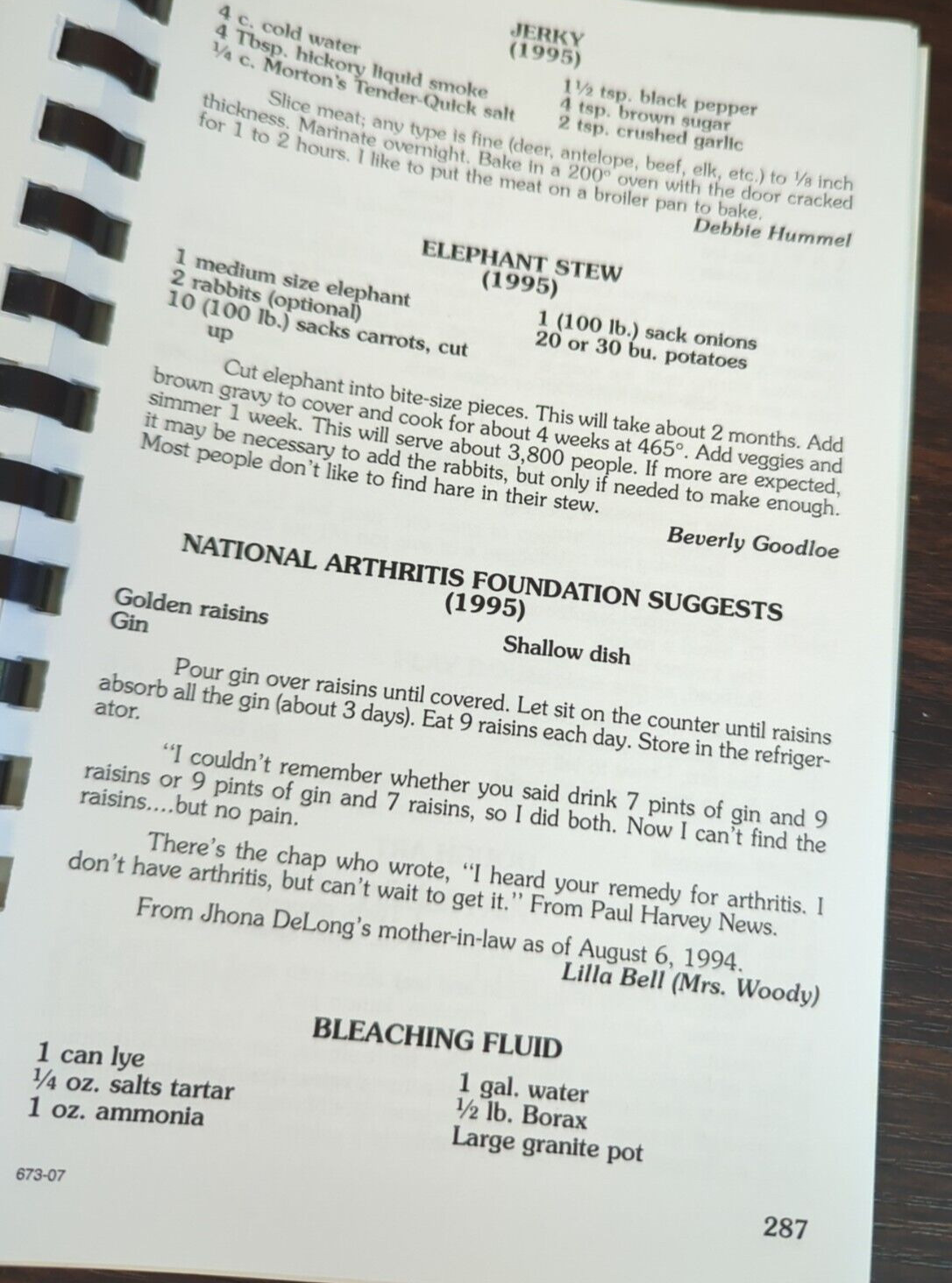 Partyline #3 Cookbook, Jackson Mountain Community, 1981, Community Cookbook