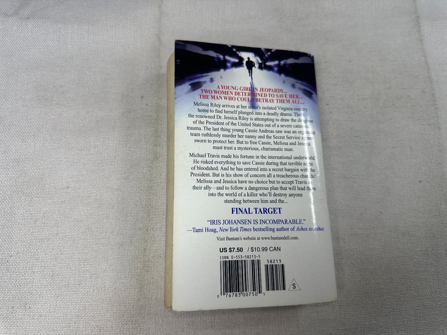 Final Target Iris Johansen 2002 Mass Market Paperback Bantam Books Thriller