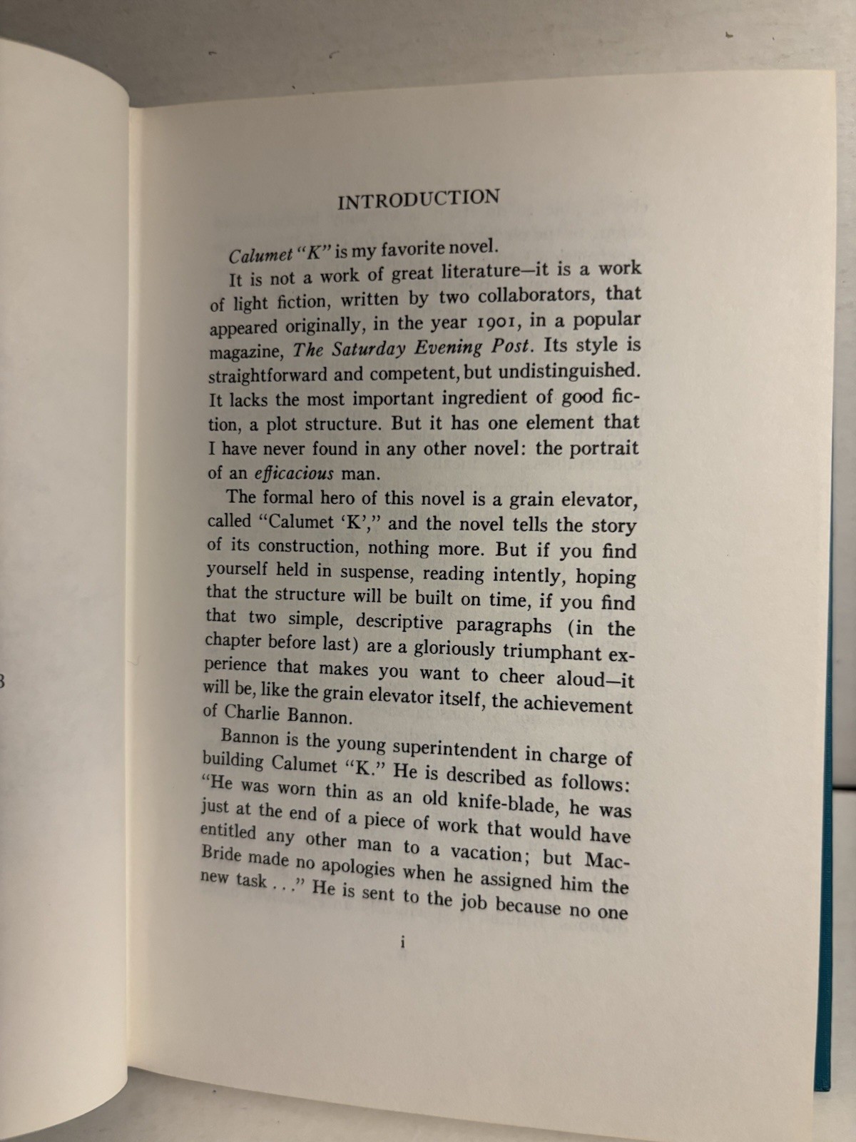 CALUMET “K” By Merwin-Webster • Introduction By Ayn Rand (her Favorite Novel)