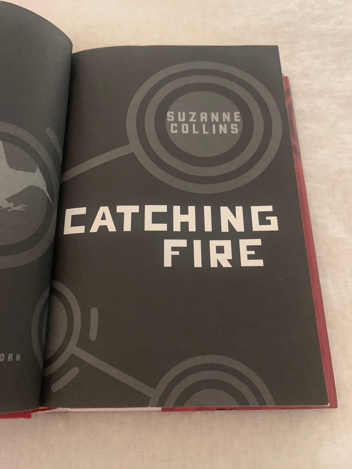 Catching Fire by Suzanne Collins 1st Edition First Printing 2009 HC BJ Excellent