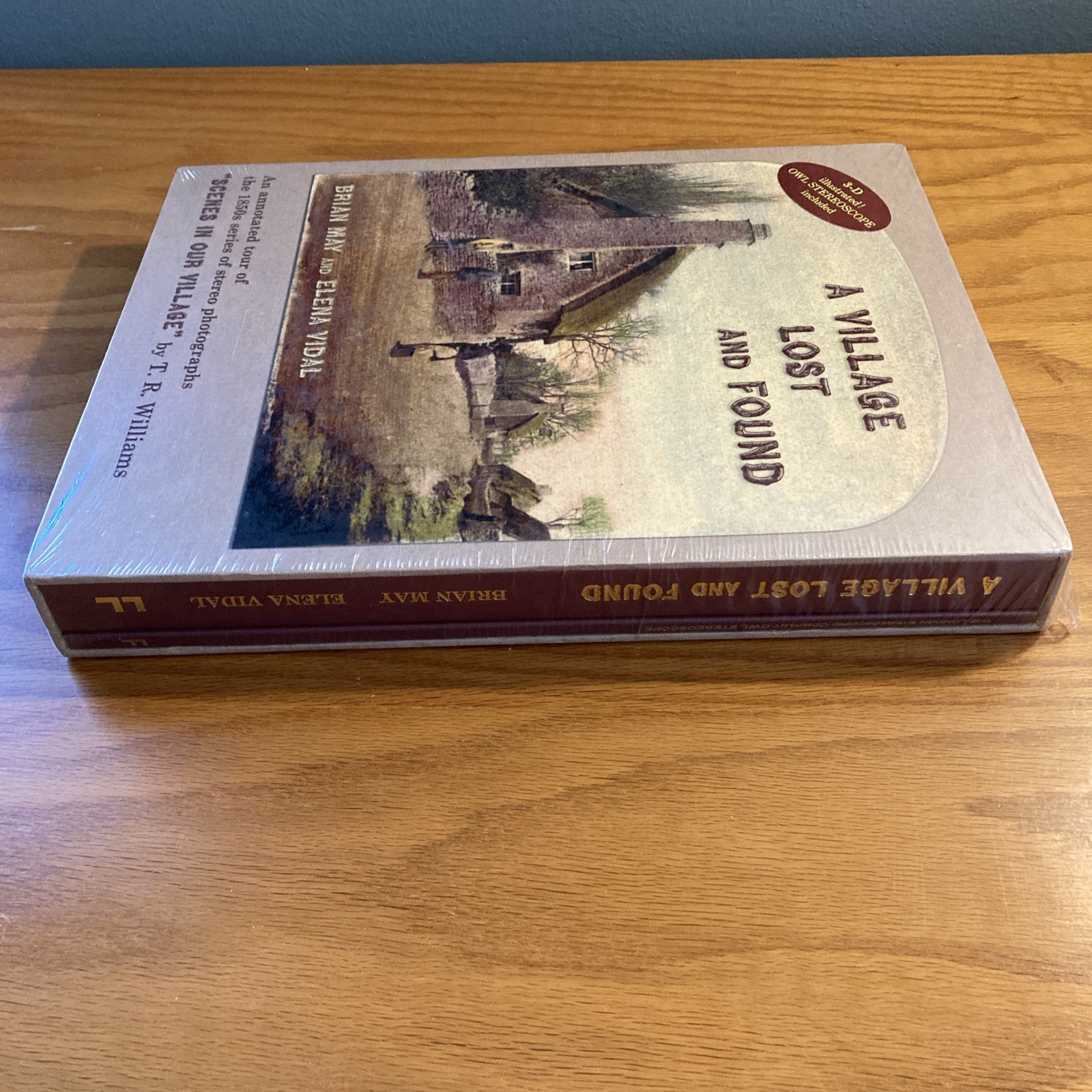 SEALED – A Village Lost and Found, Vidal and Brian May (2009, Hardcover) Queen