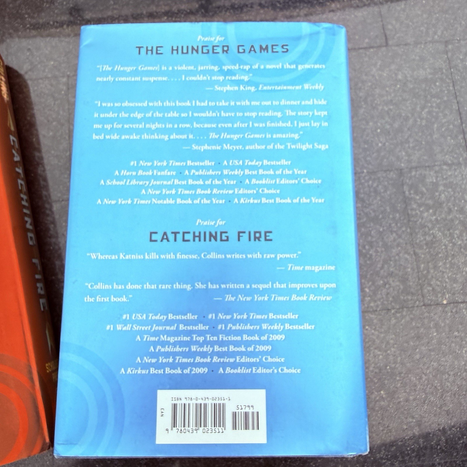 The Hunger Games Catching Fire Mockingjay Suzanne Collins HC Scholastic Press