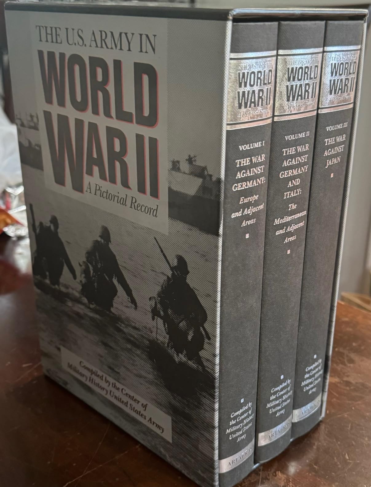 The U.S. Army in World War II: A Pictorial Record (3 Volume Set)