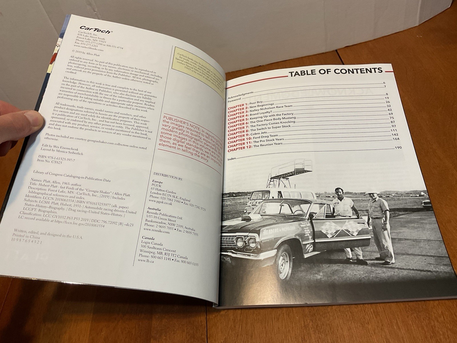 HUBERT PLATT Fast Fords Of The “Georgia Shaker” Allen Platt Cartech CT625 2019