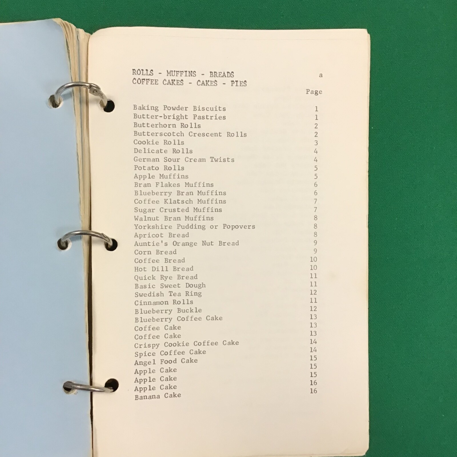 Monmouth Illinois 1st Lutheran Church spiral Vtg 1974 Cookbook SEE INDEX PHOTOS