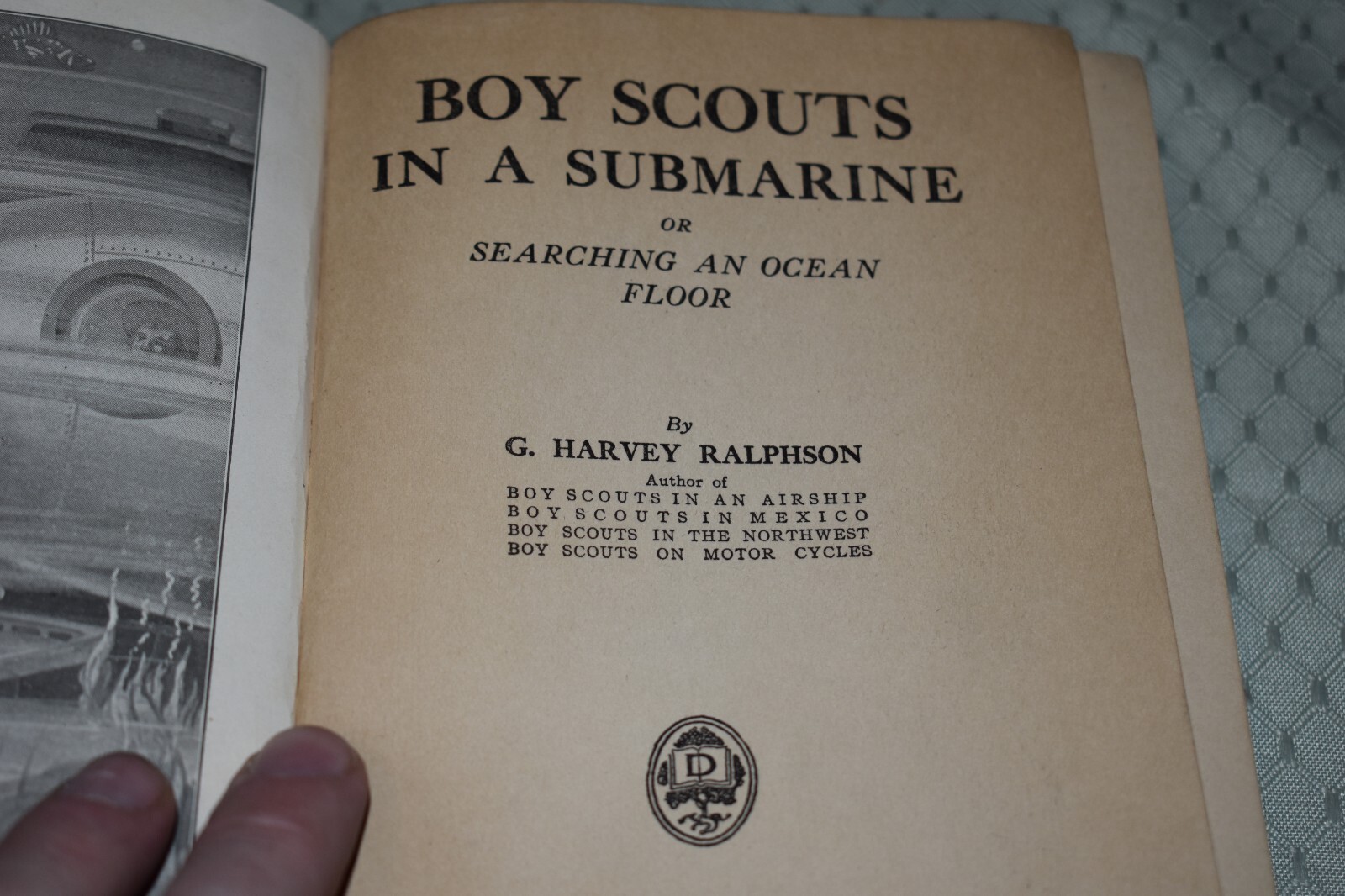 Boy Scouts In A Submarine by G. Harvey Ralphson (1st Edition/Unknown Print)