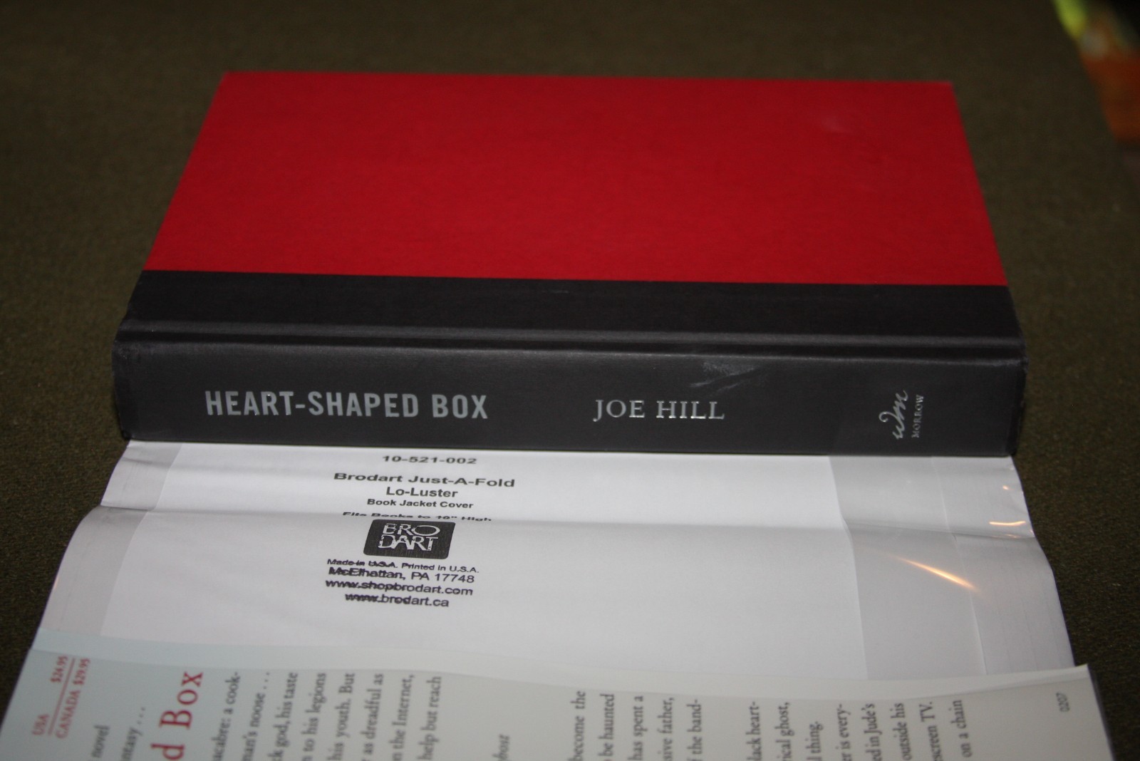 Heart-Shaped Box by Joe Hill 2007 HC 1st Edition/4th Print William Morrow