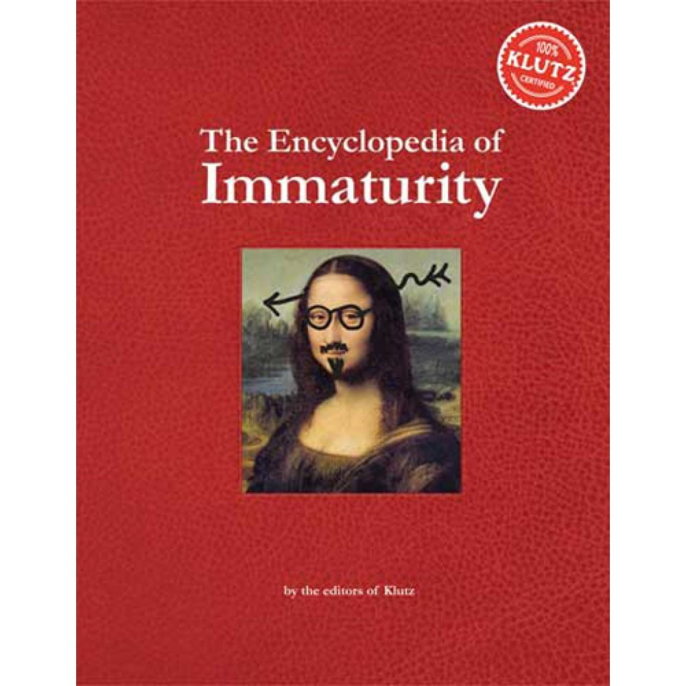The Encyclopedia of Immaturity Editors of Klutz hardcover_spiral Good