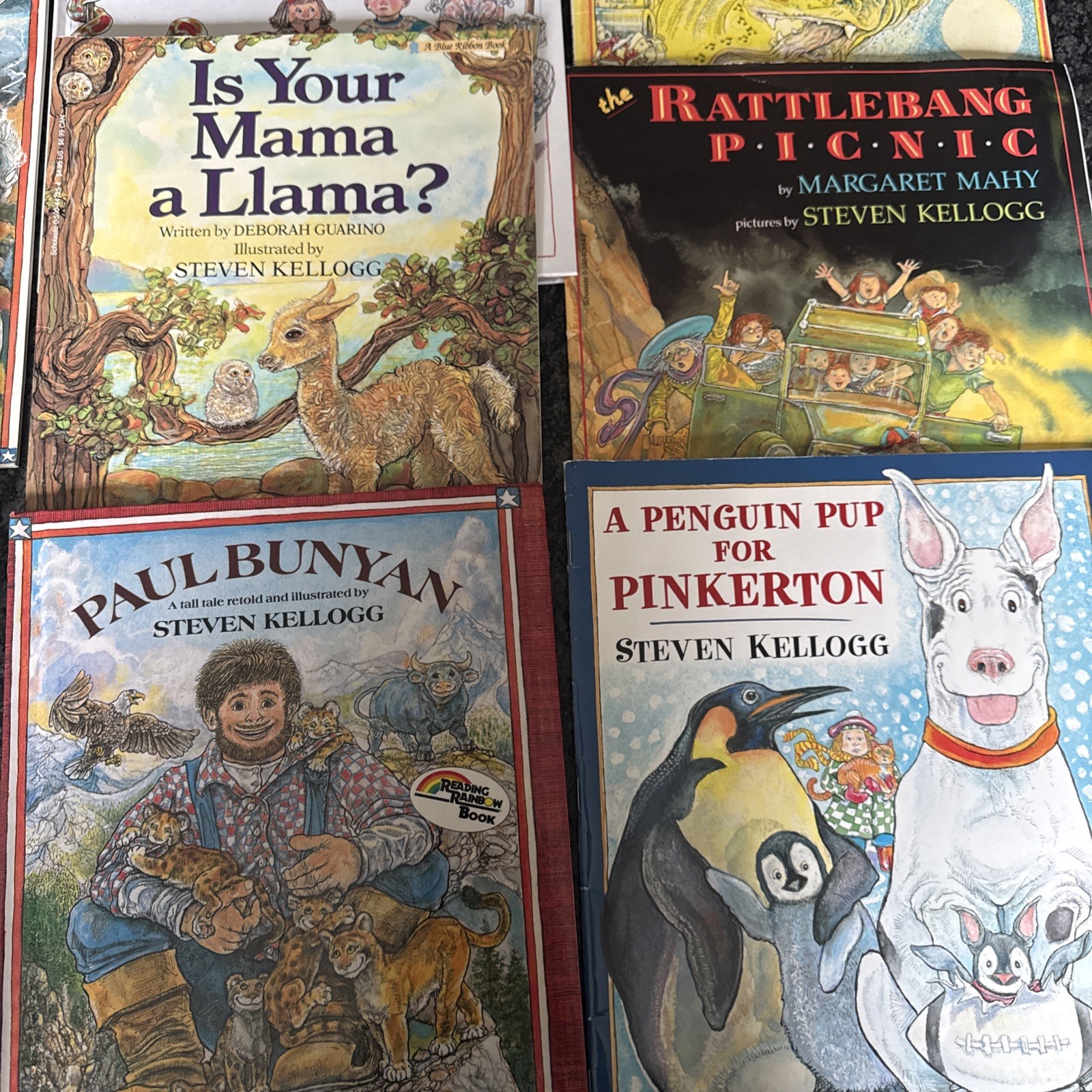 30 Steven Kellogg By Of Paul Bunyan Tall Tales Is Your Mama A Llama Set Book Lot