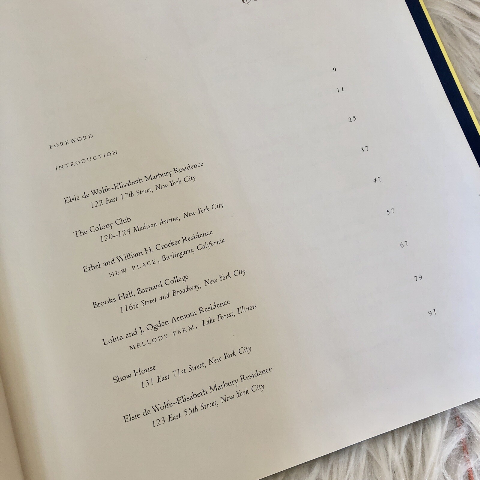 Elsie de Wolfe, the Birth of Modern Interior Design Acanthus Press Yellow Book