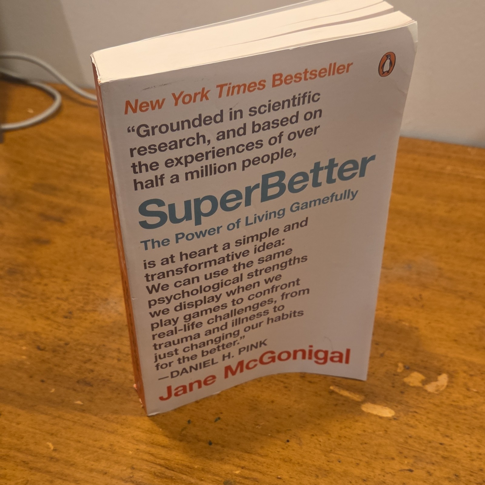 SuperBetter Jane McGonigal Penguin 2016 Trade Paperback Self-Help Psychology