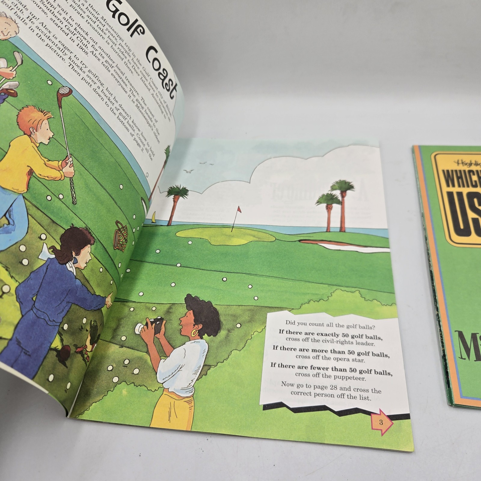 Highlights Which Way USA Mississippi Puzzle Book Fun Educational Activity New