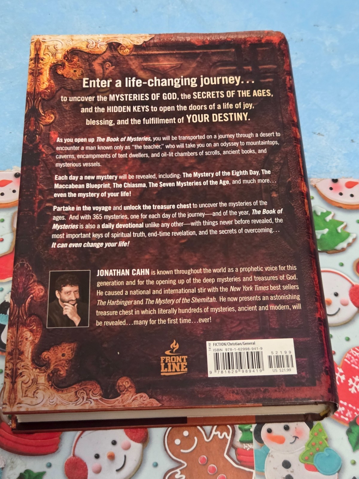 THE BOOK OF MYSTERIES, JONATHAN CAHN, HARDCOVER, 2016, – FIRST EDITION