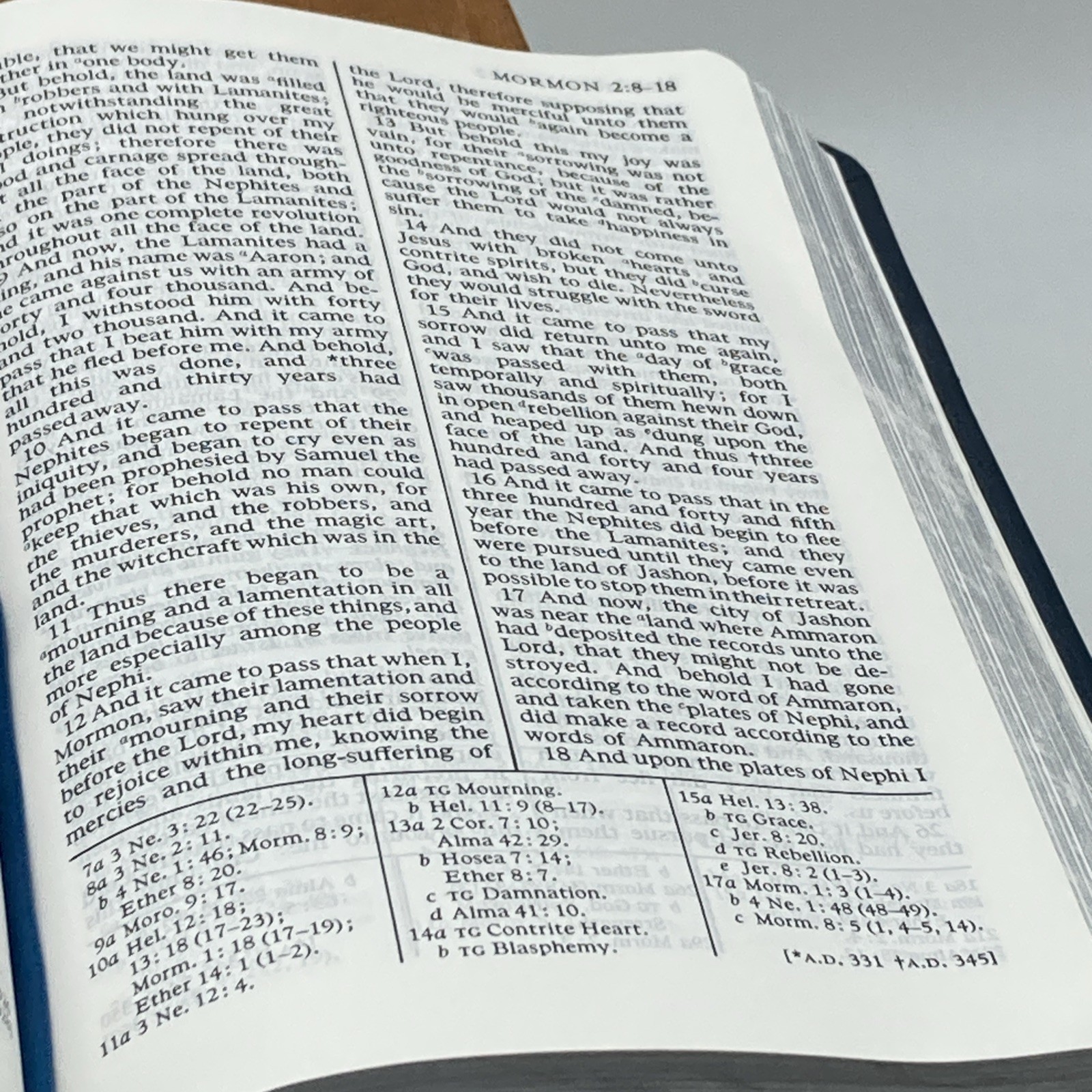 LDS Quad Combination Scriptures Bible Book of Mormon D&C Blue Simulated Leather