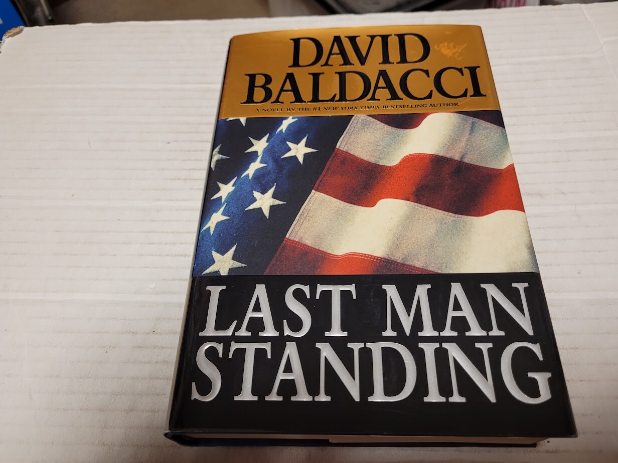 Last Man Standing by David Baldacci (2001, Hardcover) SIGNED 1st/1st