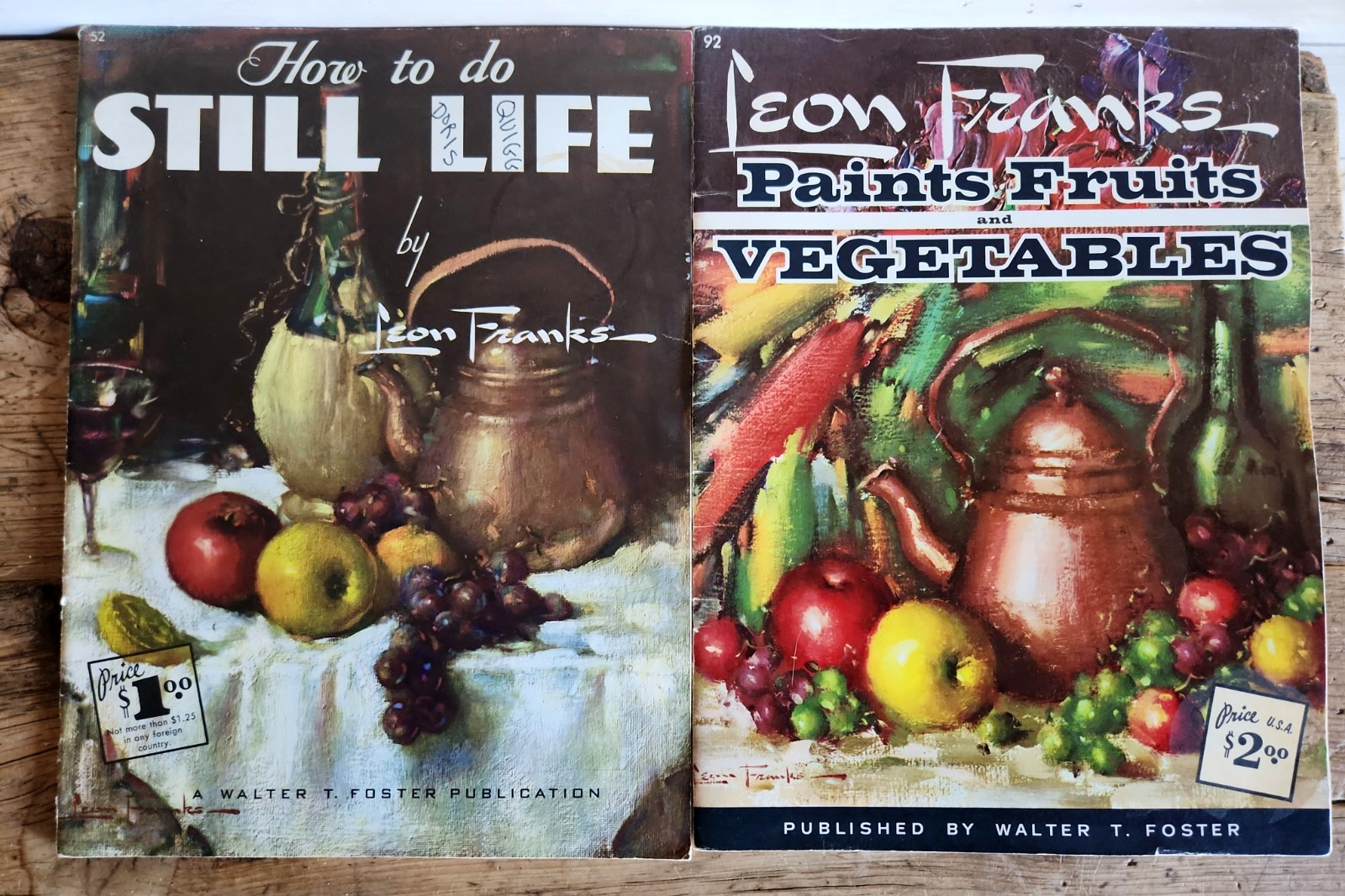 Vintage Art Books Lot Of 11 Walter T. Foster How To Draw Paint Paperbacks