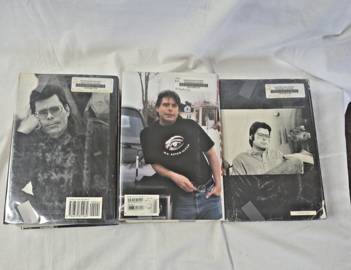 Lot of 3 Stephen King Hardbacks Skeleton Crew, Insomnia, Nightmares & Dreamscape
