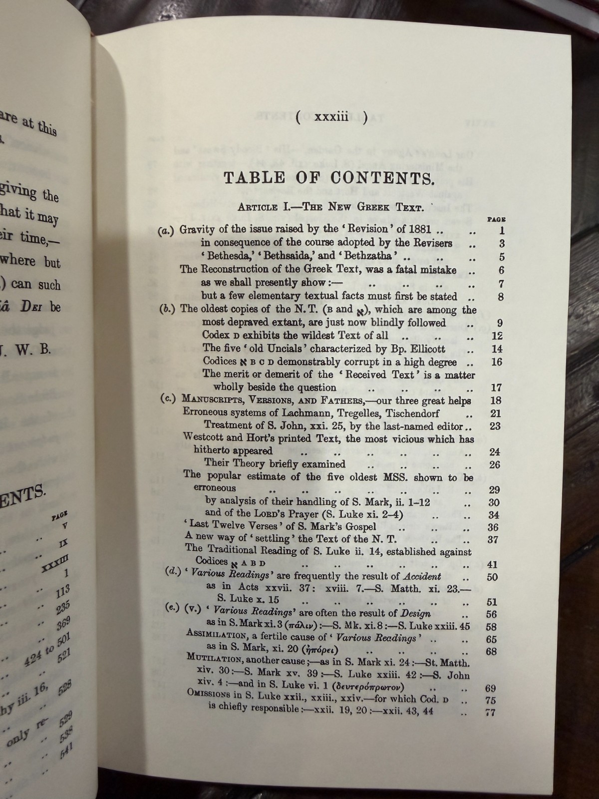 Church of Christ, A.G. Hobbs, The Revision Revised, John William Burgon Reprint