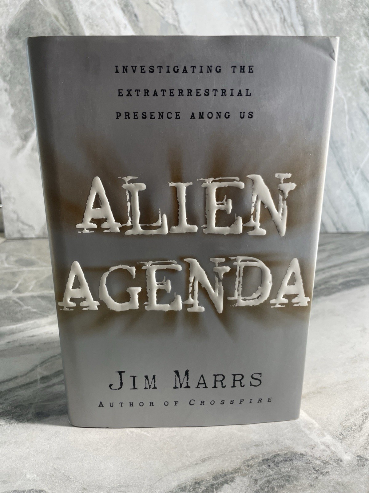 Alien Agenda Jim Marrs Signed HC DJ 1997