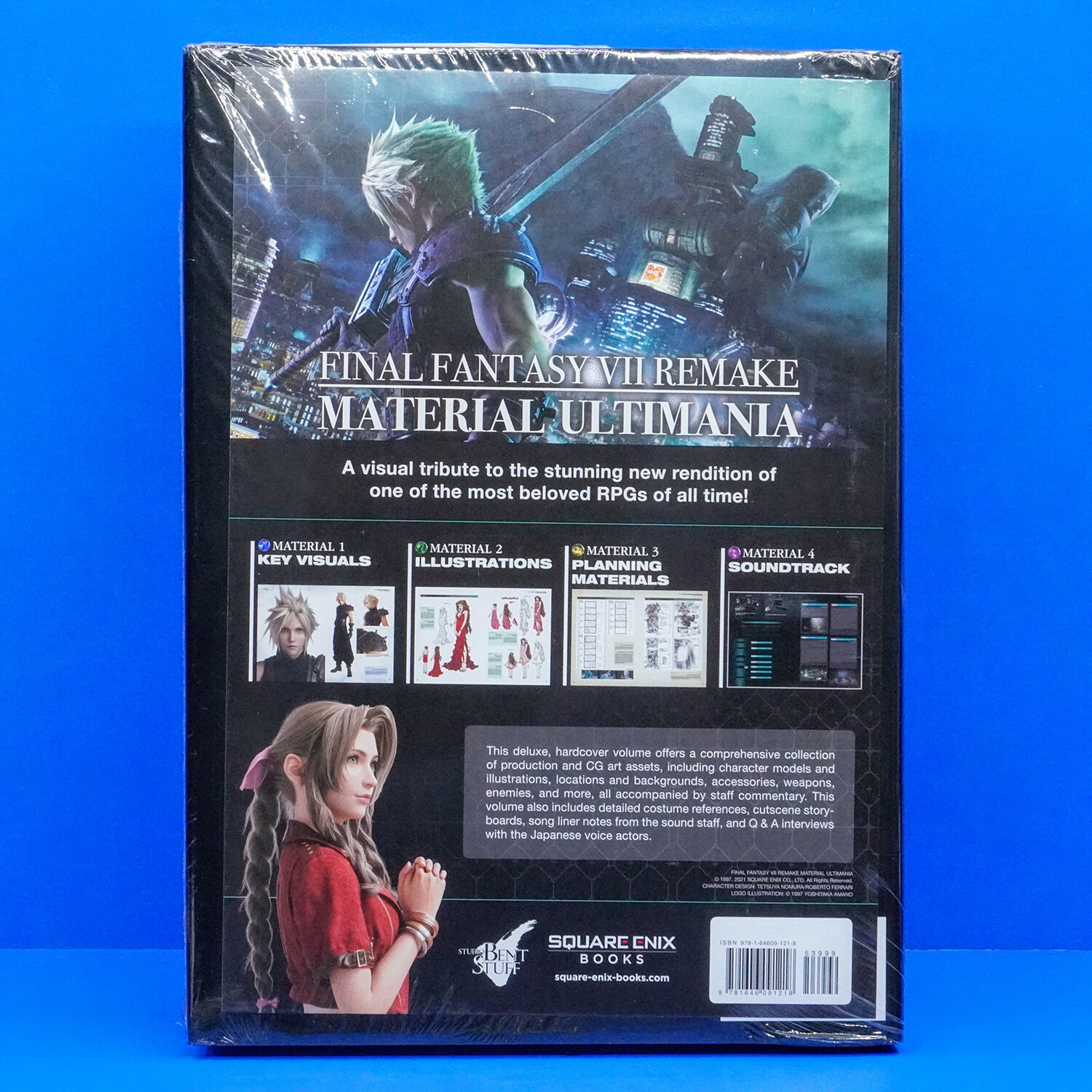 Final Fantasy VII Remake Material Ultimania ENGLISH Hardcover Art Works Book FF7