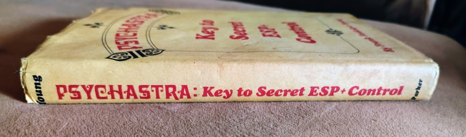 Young PSYCHASTRA: Key to Secret ESP+ Control hb/dj 1st/1st 231 Pages XLNT COND!!