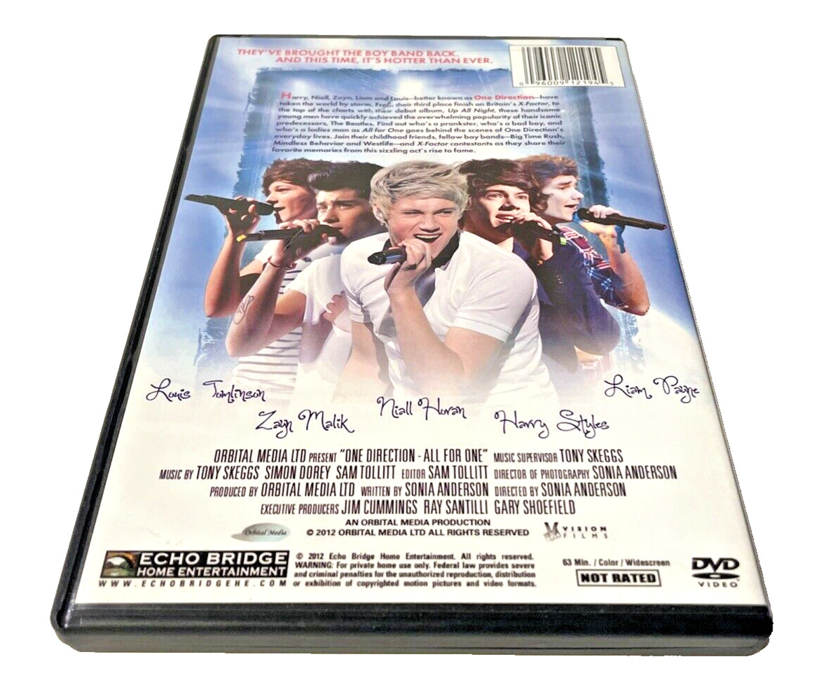 One Direction DVD and Notebook 2012 DVD Composition Book 80 Sheet Wide Ruled SEE