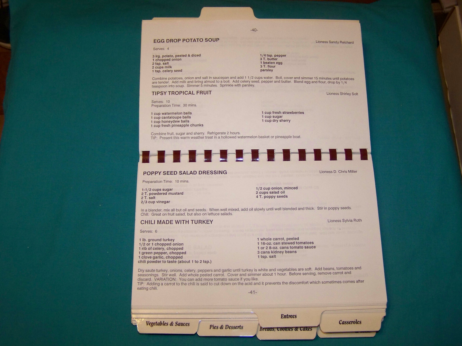 Emmaus Lioness Club Cookbook 1992 Emmaus Pennsylvania PA 428 pages