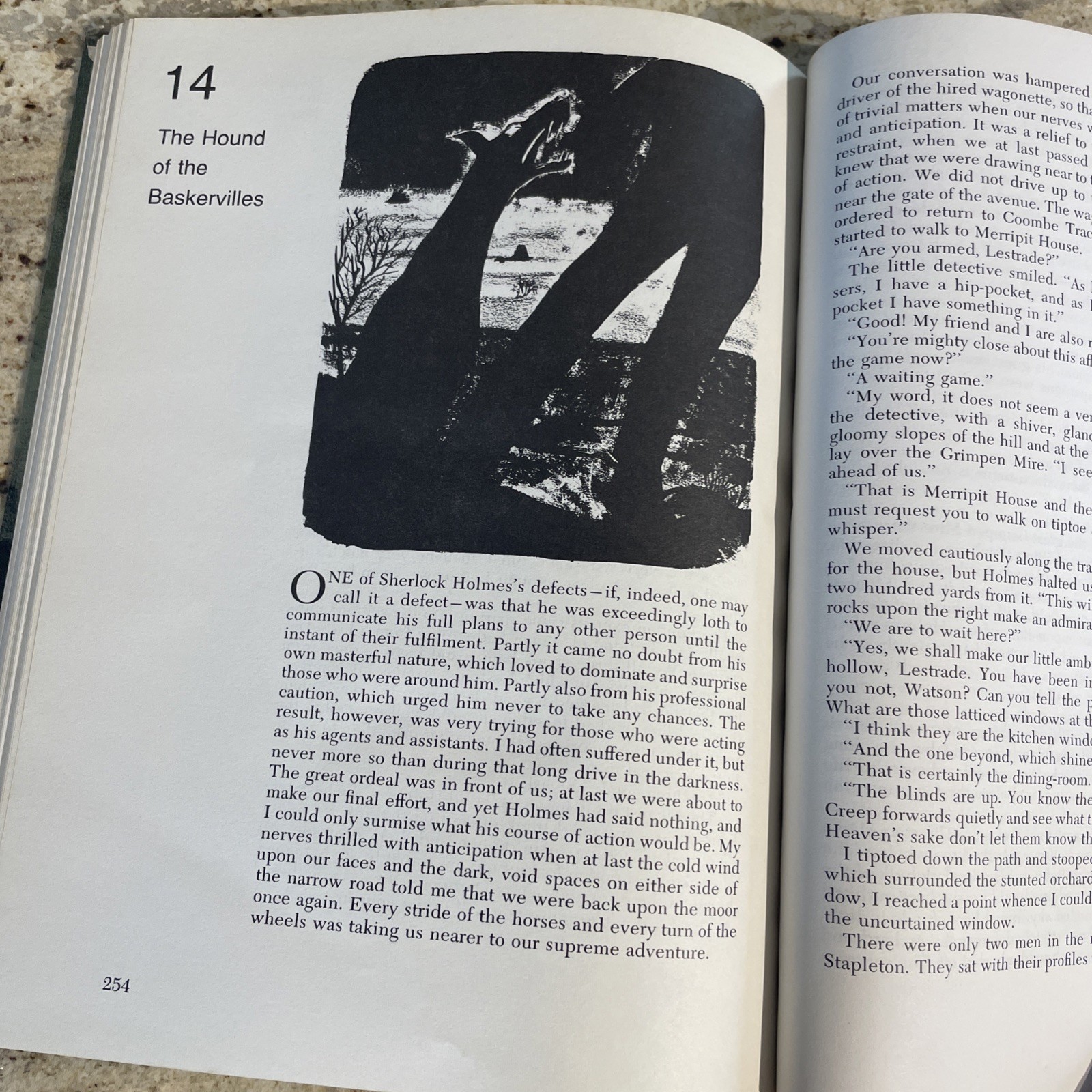 Vintage 1968 Casebook of Sherlock Holmes By A. Conan Doyle (Illustrated, HC)