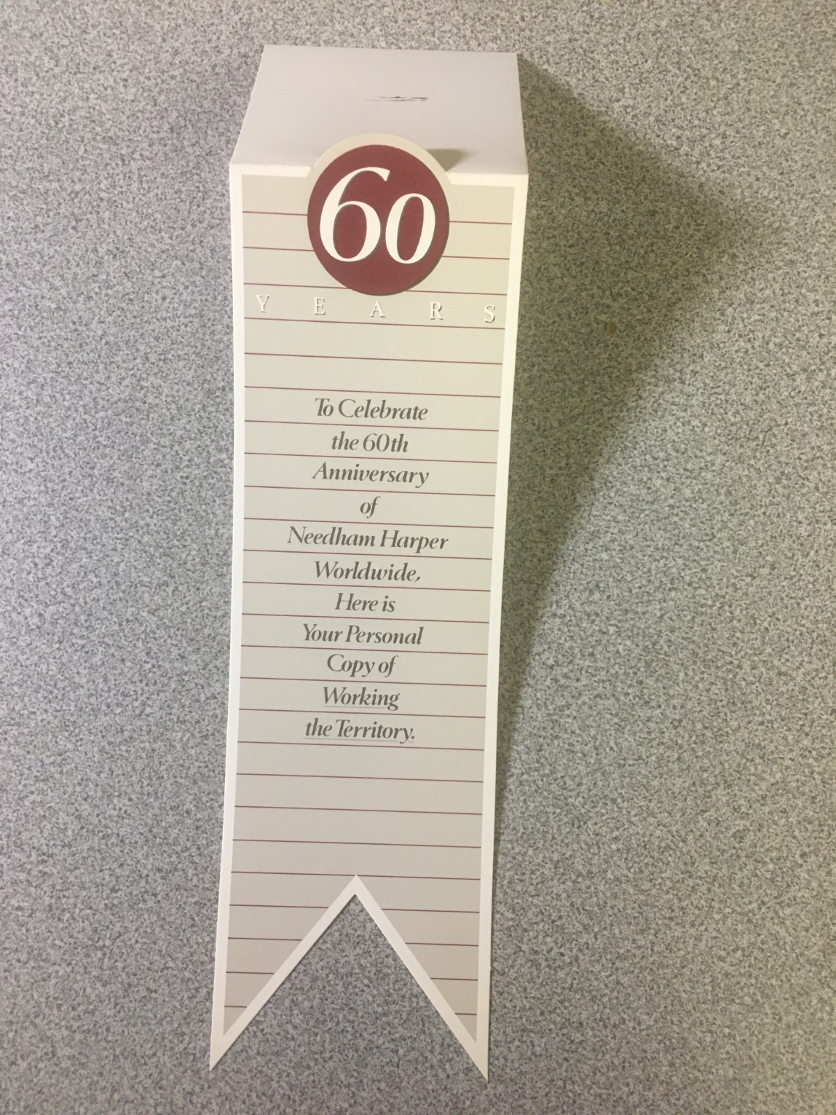 Working the Territory: 60 Years of Advertising … by Paul Harper, 1985, HC w DJ